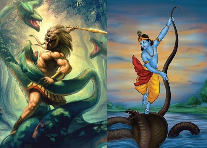 sri krishna & Heracles